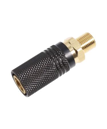 Manloney LLC Universal 1/8 BSPP to 8MM Foster Quick-Disconnect Adapter Extended PCP Paintball Air Charging Quick Release Plug Socket Air Tool Fittings (1/8 BSPP Male to 8mm Female - BL)