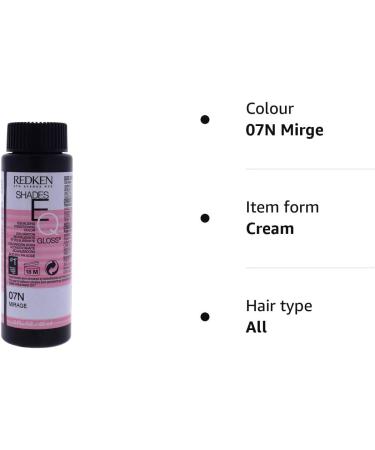Redken Shades EQ Demi-Permanent Hair Gloss 07N Mirge 60ml - Pack of 1 - Buy Online on SooperMarket.com