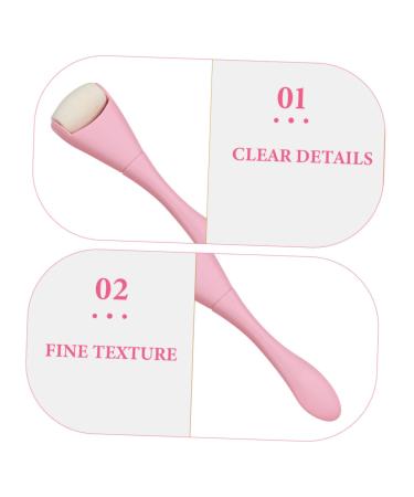 NOLITOY Oil Removal Roller Tool - Face Skin Oil Control & Absorbing Stick | Volcano Stone Massager - Pink Double Head Face Care Roller - Buy Online on SooperMarket.com