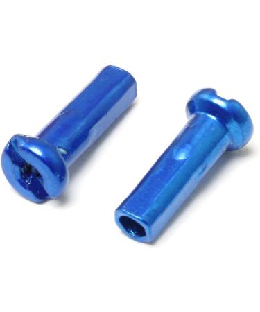 36pcs Blue Carbon Steel Bicycle Spoke Cap Set for 2mm Diameter Spokes | Pro Bamboo Kitchen Mountain Bike Spoke Caps - Buy Online on SooperMarket.com