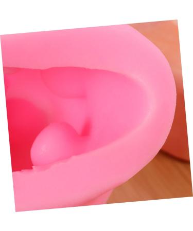 HOMSFOU Cupcakes Raclette Silicone Fondant Molds Silicone Chocolate Fondant Silicone Molds Silicone Pastry Mould Chocolate Cake Silicone Molds for Soap Fondant Mould Brownie 3D Non Stick 10.5x6.2x3.5cmcm Pink - Buy Online on SooperMarket.com