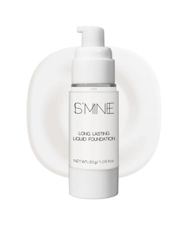 IS'MINE White Liquid Foundation Makeup  Matte Flawless Finish Foundation  Vegan & Cruelty-Free (1.05 Fl Oz  041) 1.05 Fl Oz (Pack of 1) 041