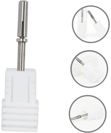 minkissy Acrylic Nails Trim Drill Bit Spas Nail Drill Shank Nail Shank for Women Nail Shank for Nail Drill Small Grinding Head Metal Nail Shaft Core Women's Nail Supplies Tungsten Steel - Buy Online on SooperMarket.com