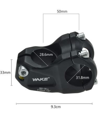 LITEONE MTB Stem 31.8 50mm 30 | Short Handlebar Stem for Mountain, Road, Downhill, Track, BMX Bikes - Cycling Accessory - Buy Online on SooperMarket.com