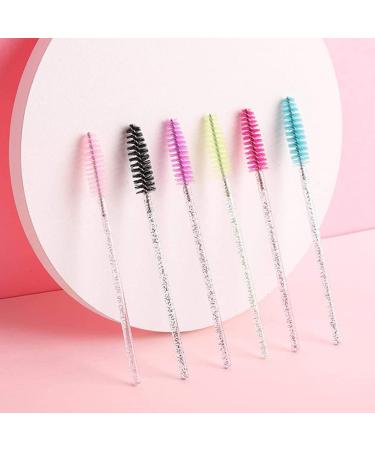 300 Pcs Eyelash Wands Disposable - Thick Spoolie Mascara Brush for Lashes & Eyebrow Makeup - Buy Online on SooperMarket.com