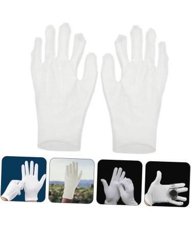 PLAFOPE 12 Pairs Moisturizing Gloves Work Gloves Working Gloves Moisturizing Overnight Gloves Cotton White - Buy Online on SooperMarket.com