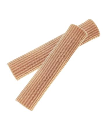 PLAFOPE 2pcs Gel Finger Toe Cover Thumb Protector Thumb Splints Elastic Wrap Bandages Silicone Toe Caps Toe Cushion Tube Finger Splint Finger Protector Finger Sleeves Ribbed Finger Sleeve Flesh Color S