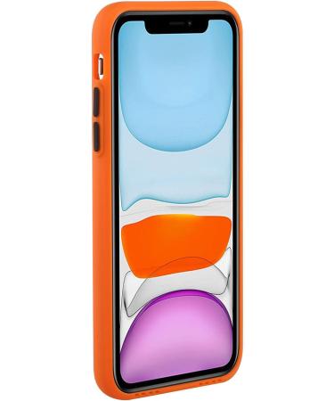 Tivenfezk Nadoli Silicone Case for Honor 50 - Ultra Thin Shockproof Scratch-Resistant Wallet TPU Cover with Credit Card Holder in Orange - Buy Online on SooperMarket.com