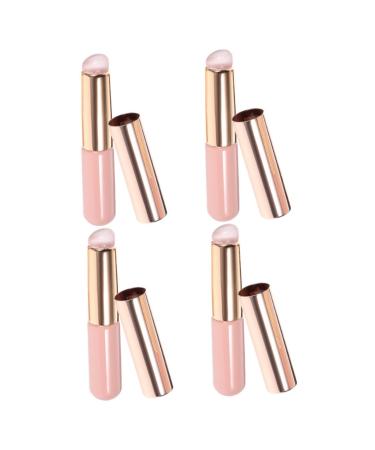 4pcs Lip Brush Silicone Lip Makeup Brush Lip Gloss Concealer Brush Lip Applicator for Lip Balm Lipstick Brush Makeup Brush for Women Lip Balm Applicator Lip Wands