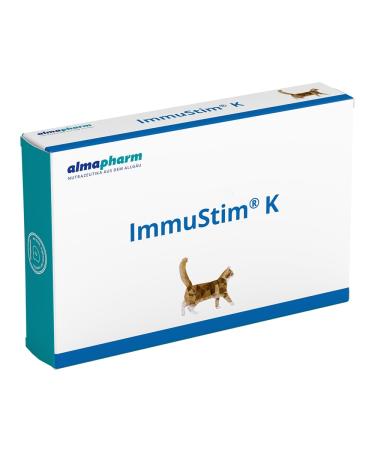 Almapharm Immustim K |72 tablets |Supplementary feed for cats |Vital substances for the immune system |To support the immune system |Contains beta-glucane