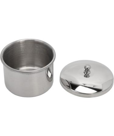 Dustproof Smooth Surface Nail Art Equipment Cup with Lids Stainless Steel Nail Powder Holder Thickening Sturdy Compact Manicure Tools for Nail Design - Buy Online on SooperMarket.com