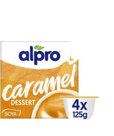 Alpro Caramel Soya Dessert 4 X 125gr x 4 pack