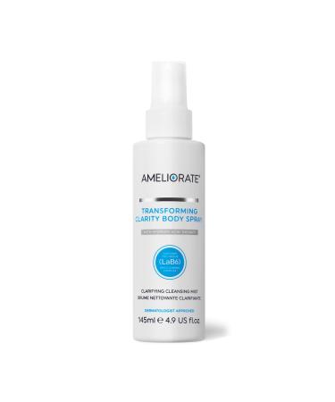 Ameliorate Transforming Clarity Body Spray 145ml | Lab6 Hyaluronic Acid Quora Noni | Dermatologically tested