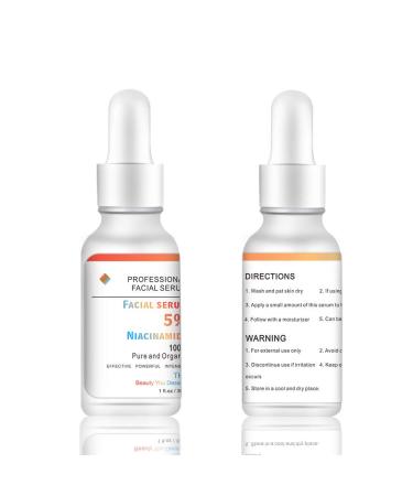 Niacinamide Serum for Face | Anti-Aging with 5% Niacinamide & Hyaluronic Acid | Moisturizing Brightening Reduces Dark Spots & Fine Lines - 1oz - Buy Online on SooperMarket.com