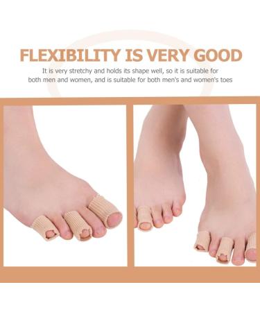 Healvian Toe Spacers & Tubes Sleeves 2Pcs - Elastic Fabric Lined Cushion Pad Protectors for Blisters & Calluses - Blister Bandaids 20X2.5CM - Buy Online on SooperMarket.com