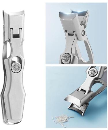 Ultra Sharp Nail Clippers Fingernail and Toenail Clippers Cutters Stainless Steel Wide Jaw Opening Anti Splash Sharp and Sturdy Easy to Use Portable Nail Trimmer Manicure Tools for Men & Women - Buy Online on SooperMarket.com