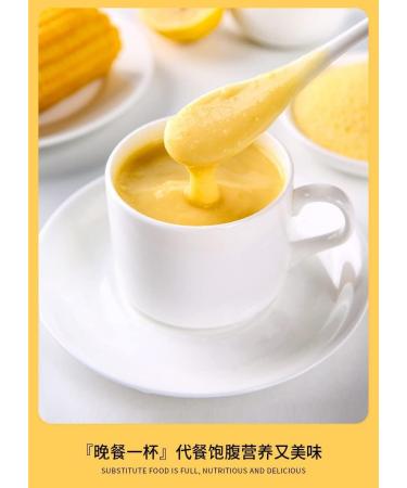 Hericium Erinaceus Yam Corn Flour 300g/can Corn Soup Pure Grains and Cereals As Meal Substitute Nutritious Breakfast Meal Substitute Instant Boiled Satiated Vegetables (5 CAN) - Buy Online on SooperMarket.com