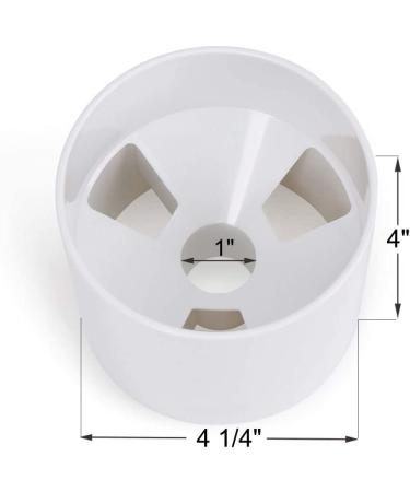KINGTOP Golf Hole Cup for Practice Putting Green - Fits PGA, LPGA, USGA Regulations - ABS Ivory White - 4 or 6 Depth - 2pcs - Buy Online on SooperMarket.com