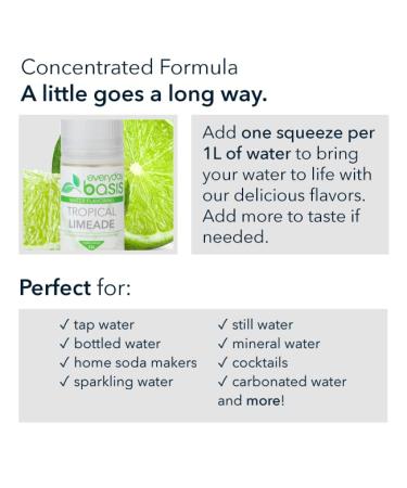Liven Up Your Water with Sugar-Free Citrus Flavoring - Keto Friendly, 0 Calories, No Dyes or Food Coloring - Buy Online on SooperMarket.com