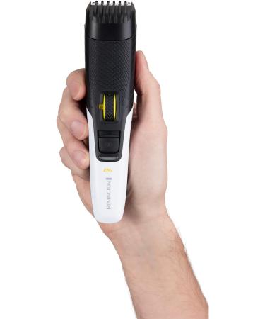 Remington B4 Style Series Beard Trimmer | Cordless, Rechargeable, Self-Sharpening Blades | Anti-Slip Grip | MB4000 Black/White - Buy Online on SooperMarket.com