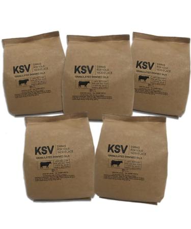 5 x 500g bags of KSV Granulated Skimmed Milk