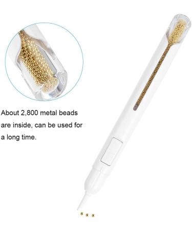 Nail Painting Pen Not Deformed For A Long Time Comfortable Experience Metal Beads Dotting Pen Exquisite Appearance for Home Woman Beauty Salon Manicure Store(gold) - Buy Online on SooperMarket.com