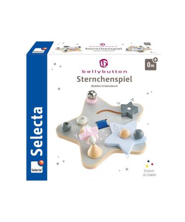 Schmidt Spiele 64029 Star Game Mobile Adventure Board Wooden Motor Skills Toy 19 cm Bellybutton by Selecta Multicoloured M