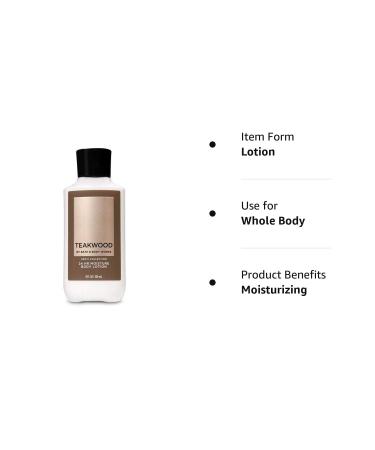 Teakwood Body Lotion for Men - 8 oz | Bath and Body Works Signature Collection - Buy Online on SooperMarket.com
