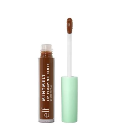 e.l.f. Mint Melt Lip Gloss  High-shine  Hydrating Lip Gloss  Plumps Lips & Creates Subtle  Buildable Color  Vegan & Cruelty-Free  Chocolate Chip Chocolate Chip 0.08 Fl Oz (Pack of 1)
