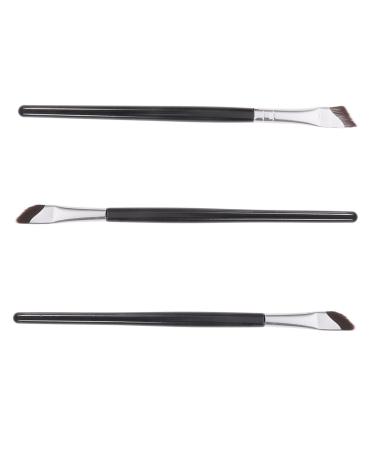 Baluue 3pcs Set Angled Eyeliner Brush Eyeliner Tool Applicator Angled Eyebrow Brush Eyebrow Concealer Nylon