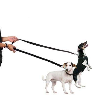 YankMooM 6.9FT Double Ended Dog Training Lead Leash - Multi-Function Rope for Walking, Running, and Training | Black - Buy Online on SooperMarket.com