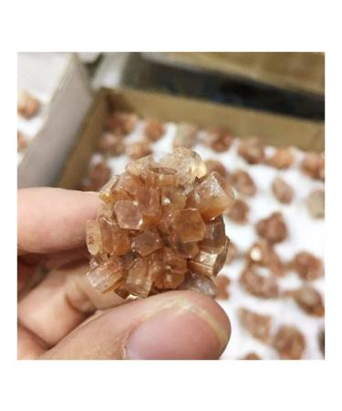 Stone Crafts Natural Beautiful Flowery Orange Aragonite Crystal Cluster Specimen Reiki Crystals