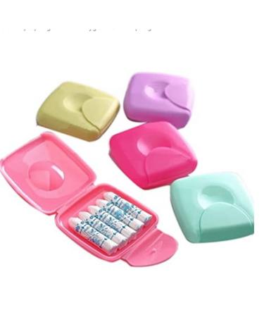 Tampons Storage Case Women Sanitary Tampons Case Holder First Period Bag Random Color