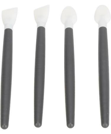 Reusable Swabs Durable Flexible 4 Pieces Silicone Makeup Brush Multipurpose Waterproof Compact for Lip Makeup - Buy Online on SooperMarket.com