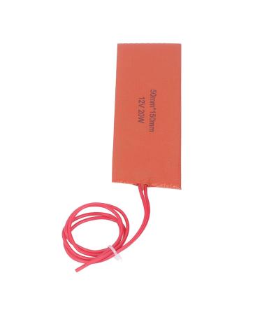 4pcs Silicone Rubber Heating Pad - 12V 20W Heating Mat for Industrial Equipment | Durable & Efficient Heating Solution - Buy Online on SooperMarket.com