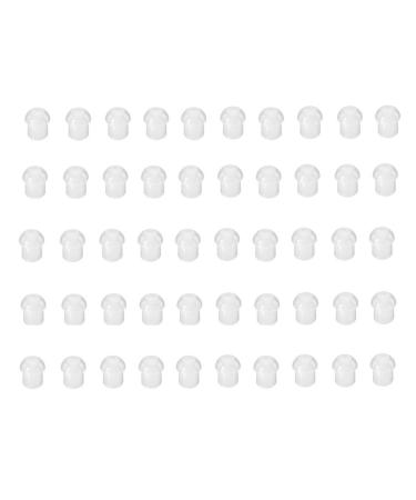 KEYBLU Replacement Mushroom EarTips Earbuds for Radio Acoustic Tube Style Earpieces (50 pcs)