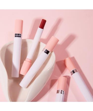 4Pcs Matte Nude Lipstick Set - Lightweight Mini Velvety Lip Gloss & Cigarette Case - Perfect Festival Gift for Women - Long-Lasting Lip Tint for Daily Makeup - Buy Online on SooperMarket.com