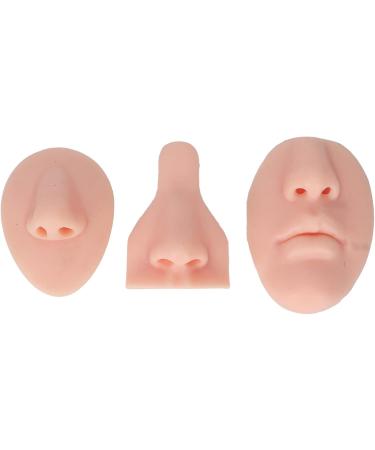 Silicone Nose Model Kit Simulation 3D Soft Exercise Nose Model Nose Seam Teaching Exercises (Light Beige) - Buy Online on SooperMarket.com