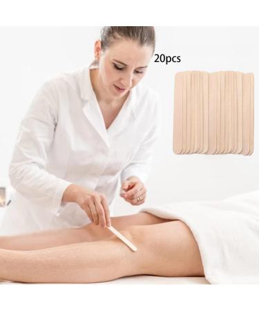 Buy Wooden Mouth Spatula & Waxing Sticks for Hair Removal | Eco-Friendly Wooden Spatula for Smooth Skin - Buy Online on SooperMarket.com