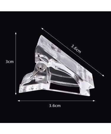 12Pcs Polygel Nail Clips for Quick Dual Form Acrylic Nail Extension - Buy Online on SooperMarket.com