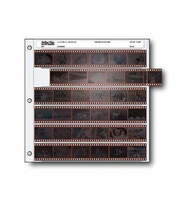 Archival 35mm Size Negative Pages Holds Six Strips of Six Frames, Pack of 50