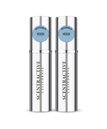 CA Perfume Impression of H. Bosh Hugh For Men Replica Version Fragrance Dupes Concentrated Long Lasting Eau de Parfum Spray Refillable Atomizer Bottle 0.17 Fl Oz/5ml-X2 H. BOSH HUGH IMPRESSION 0.34 Fl Oz (Pack of 1)