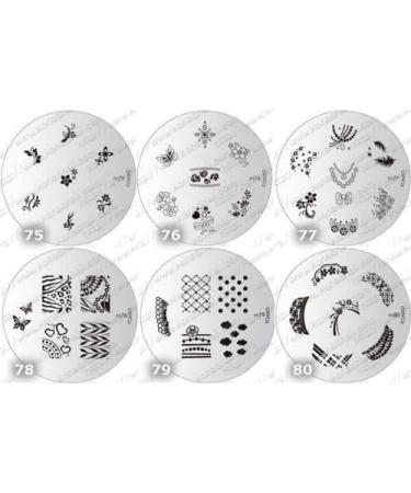 Konad Stamping Stencils M70 - Premium Nail Art Supplies for Creative Designs | International Shipping Available - Buy Online on SooperMarket.com