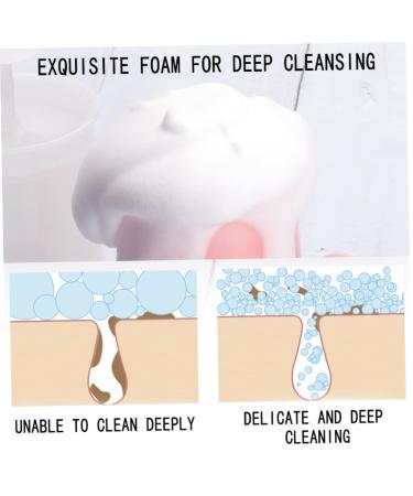 Buy Face Cleanser Foamer - Makeup Wash Bubble Maker Cup | Travel-Friendly Rich Foam Maker - White Tumbler - Buy Online on SooperMarket.com