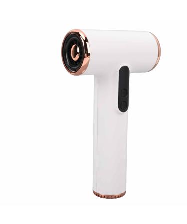 Cordless Hair Dryer USB C Rechargeable Blow Dryer 3 Heat and Wind Settings Professional Portable Blow Dryer High Speed Hair Dryer with Nozzle for Home Travel Salon