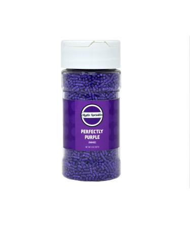 Mystic Sprinkles Perfectly Purple Jimmies 3oz - Vibrant Solid Color Sprinkles - Buy Online on SooperMarket.com