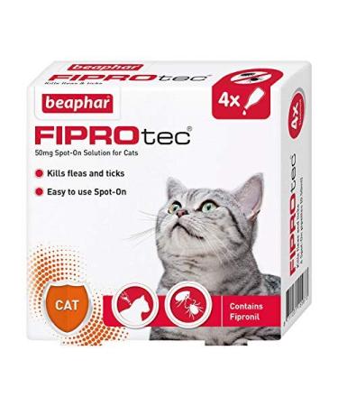 Beaphar FIPROtec Spot On Solution for Cats (4 Treatment 20 wks)