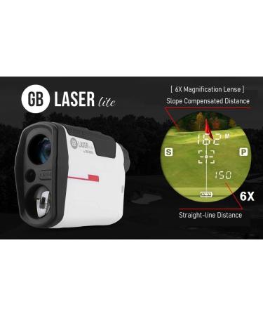 Golf Buddy Laser Lite Rangefinder | Magnetic Case | Slope Compensation | Fast & Accurate Measurement | Vibration Alert | 3 Targeting Modes | 6X Magnification - Buy Online on SooperMarket.com