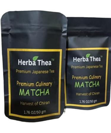 Herba Thea Premium Culinary Matcha Tea Powder 1.76 oz/50 gm Harvest of Chiran - Buy Online on SooperMarket.com