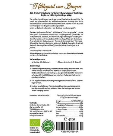 Saatengold Patties - 14 Vegan Organic Burgers | Natural Veggie Burgers Inspired by Hildegard von Bingen - Buy Online on SooperMarket.com